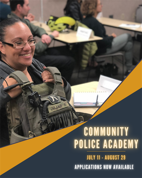 Community Police Academy Flyer