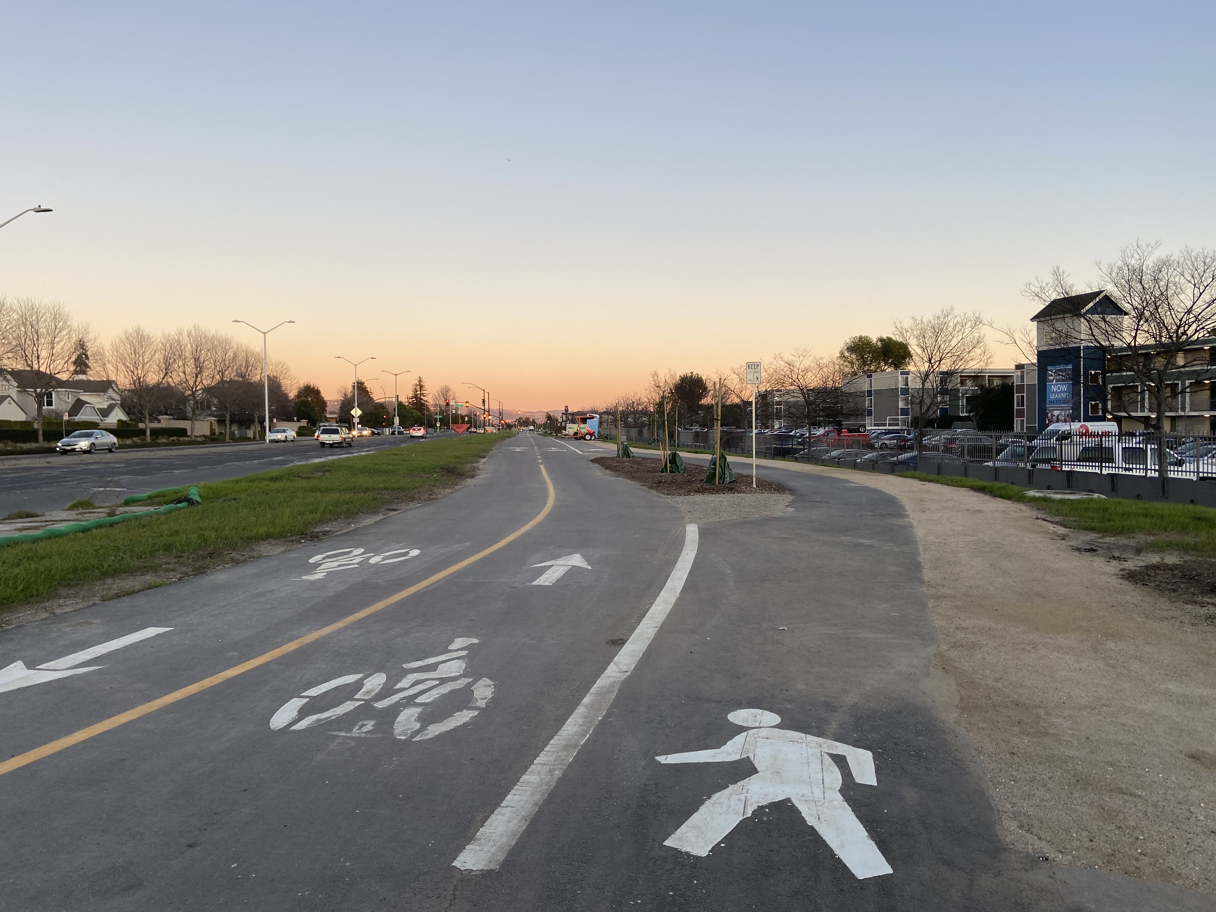 Cross Alameda Trail: Main Street to Constitution Way